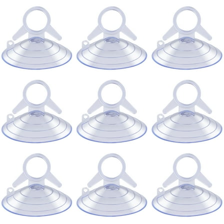GAXIRE 12Pcs Aquarium Suction Suckers Transparent Fix on Smooth Glass Surface for Fish Tank