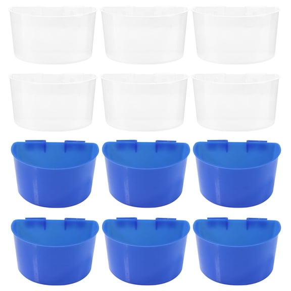 LIFKOME 12pcs Bird Feeding Tray Plastic Multi for Birds Home Use Professional Design