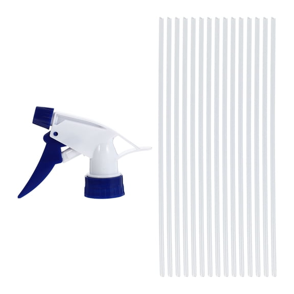 LIFKOME 15Pcs Trigger Sprayer Replacement Nozzles Blue Plastic Bottle Spray Tools