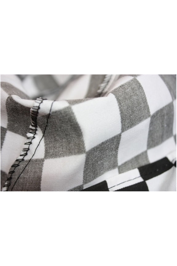 1Pcs Chefs Hat Black Canvas Square Adjustable Ribbon for Comfortable Wearing in Kitchens