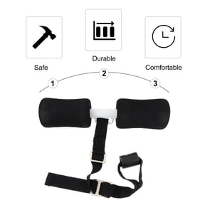 LIFKOME 1Pc Steel Sit-Up Strap for Abdominal Training, Exercise Equipment for Core Strength