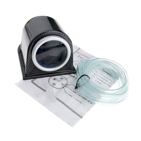 LIFKOME Car Vacuum and Boost Gauge with Plastic Assorted Color Instrument Stand - 1 Set for Vehicle Performance Monitoring