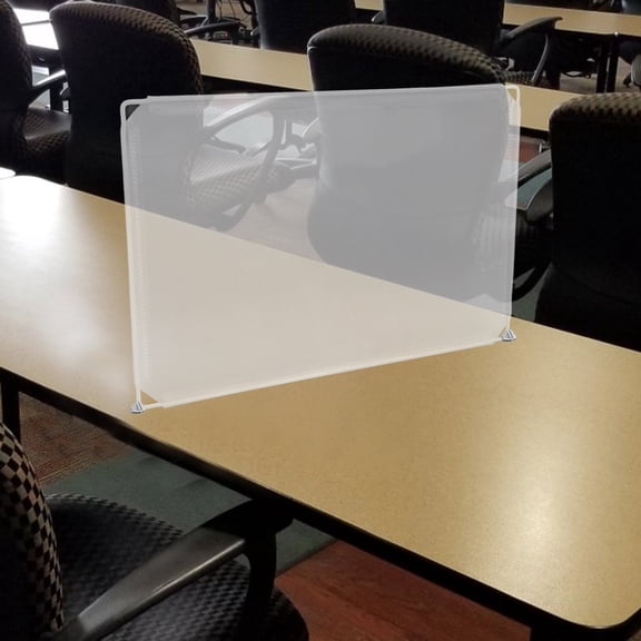 LIFKOME 1Set Desktop Sneeze Guard Panel Barrier for Office and Classroom with Tool Free Assembly