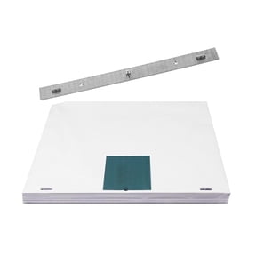 LIFKOME Metal Animation Peg Bar Ruler Set for Accurate Paper Positioning with Three Hole Design, Animation Drawing Supplies