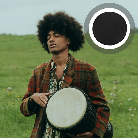 LIFKOME 1Set Thickened Moistureproof Material Round Instrument Protective Cover With Djembe Drum Head 13 Inch