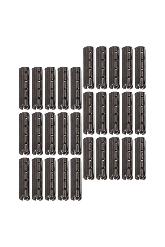 200-Pack Black Copper Tips Metal for Sports Shoes, Boots, Hoodies, and More