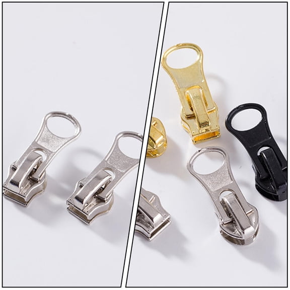 LIFKOME 20-Pack Plated Metal Zipper Replacement for Jackets, Coats, Backpacks, and Bags Repair