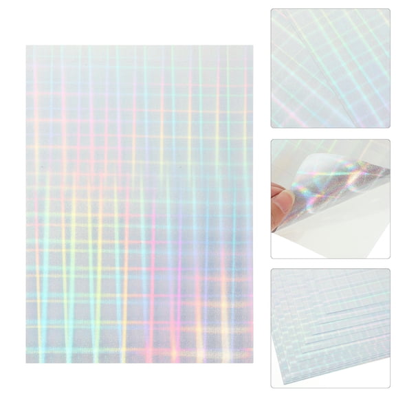 LIFKOME PVC Sticker Paper Multi-Color Printable Label for Typing Use 20Sheets