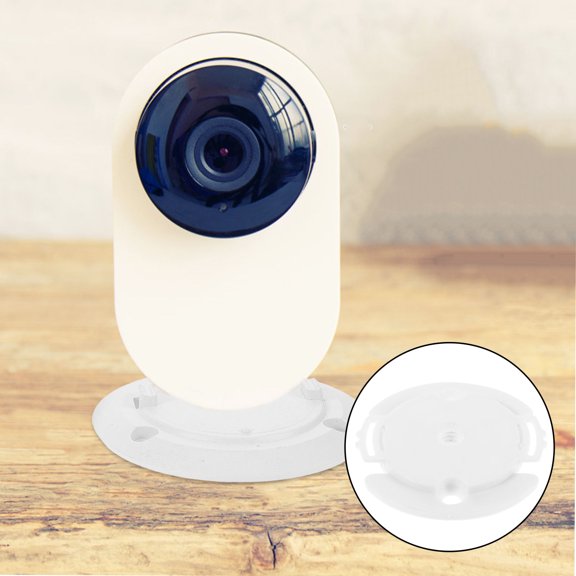 LIFKOME 20pcs Disk Shaped Camera Mount with Enhanced Stability White for Monitoring Purposes