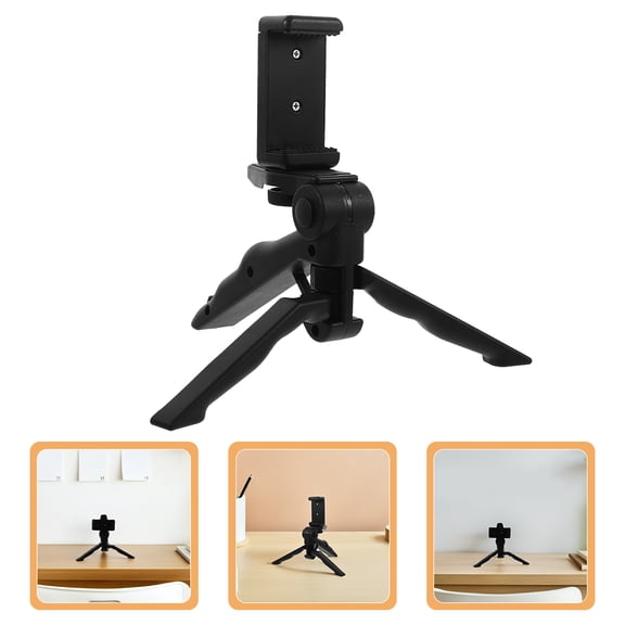LIFKOME 2PCS Phone Tripod Stand Extendable Mobile Phone Mount Foldable Selfie Phone Stand for Video Recording Live Streaming Photography
