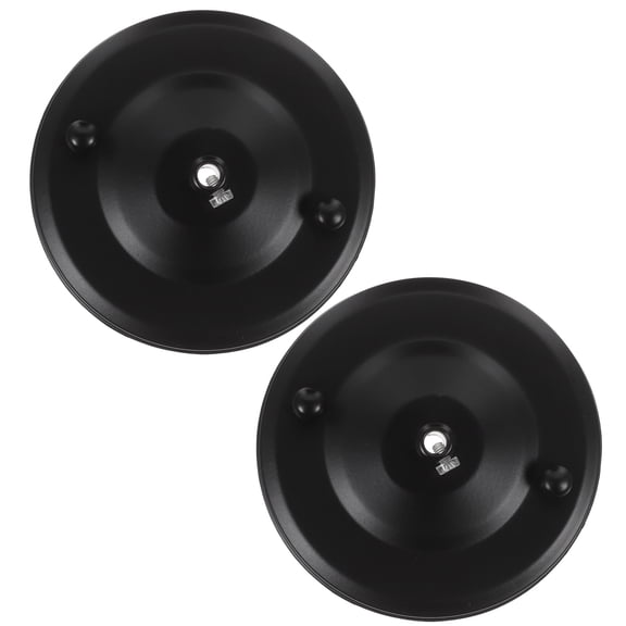 LIFKOME 2Pcs Black Ceiling Cover Plate for Light Fixture with Durable Rust Resistant Metal Design