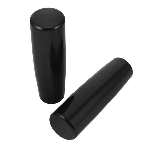 LIFKOME 2Pcs Black Replacement Grill Rod Handles with Heat Insulation for Barbecue Tools