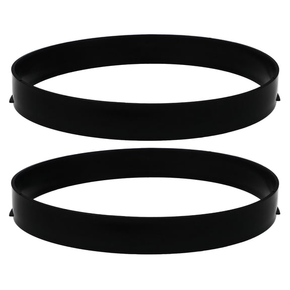 LIFKOME 2Pcs Concrete Paver Molds Forms Black Plastic DIY Garden Path Paving Tool