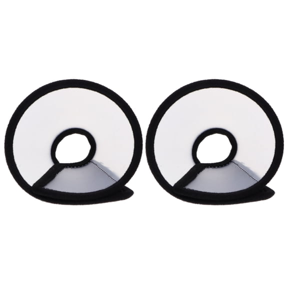 LIFKOME 2Pcs Pet Anti-Licking Collar Protective Neckband for Hamsters Multi-Purpose Assorted Colors