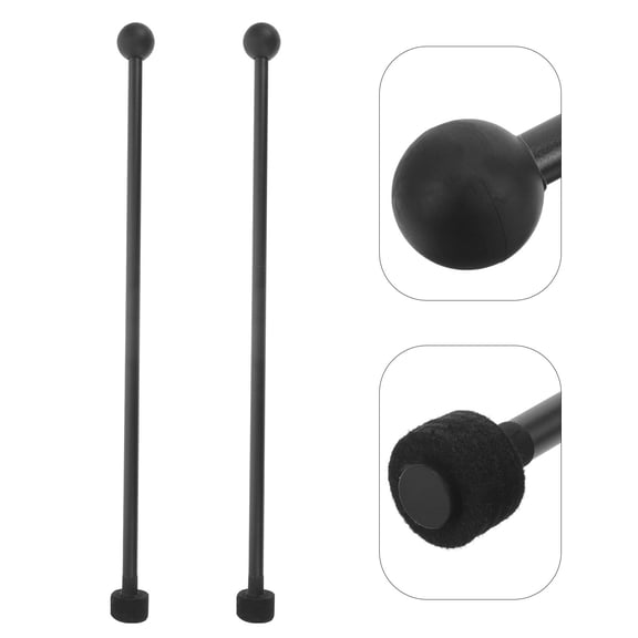 LIFKOME 2-Pack Double-Ended Marimba Mallets with Felt and for Professional Musical Performance