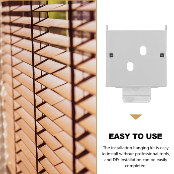 LIFKOME Easy Install Metal Brackets - White, Weather Resistant, Home Decor