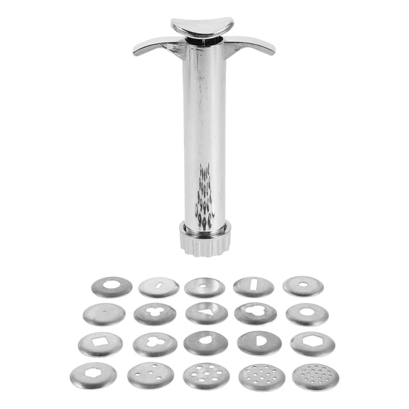 LIFKOME 2Sets Multifunction Stainless Steel Clay Mud Extruder Tool for Polymer Clay and Fondant