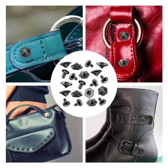 LIFKOME 30Pcs 0.4X0.4X0.2in for Handmade Crafts and Bag Hardware