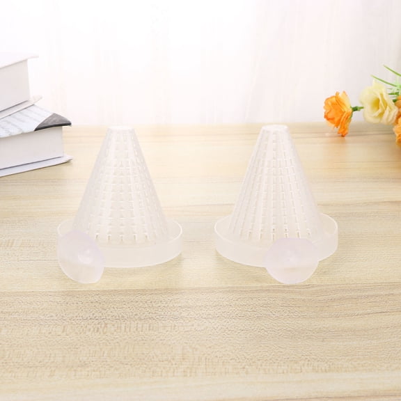 LIFKOME 3Pcs Aquarium Cone Worm Feeding Cup with Floating Funnel and Suction Attachment