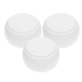 LIFKOME Set of 3 White Soft Flat Golf for Putting Practice and Golf Skill Training Accessories