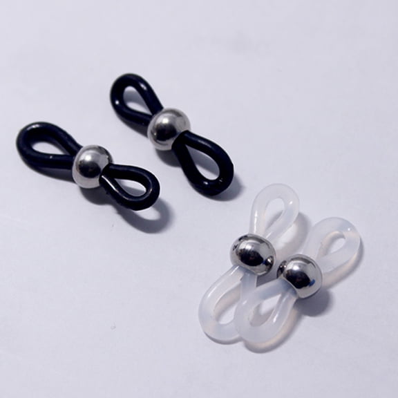 LIFKOME 40Pcs Non Eyeglass Chain Ring for Eyeglasses with Wearproof Silicone Material