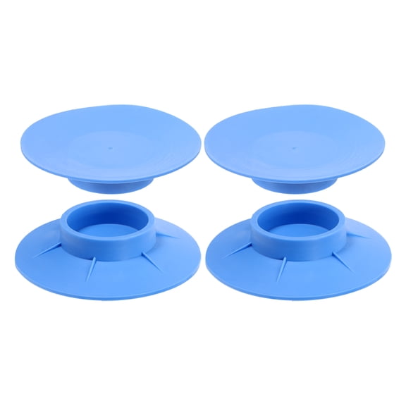 LIFKOME 4Pcs Dryer Rubber Feet Blue Vibration Dampening Pads for Noise Reduction