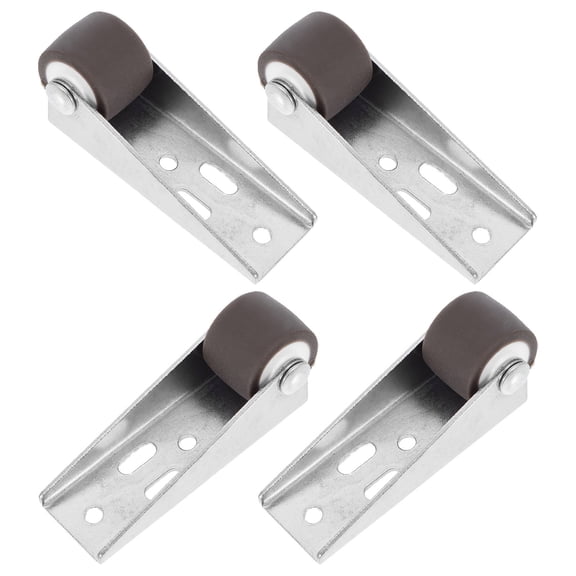LIFKOME 4Pcs Sliding Door Tracker Wheel Rubber Mute Caster for Wardrobe Sliding Barn Doors