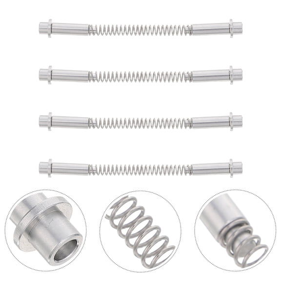 LIFKOME 4Pcs Storm Door Hinge Tension Pins Aluminum Spring Loaded Door Hardware Plated Silver