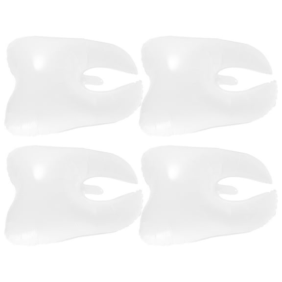 LIFKOME 4Pcs Tooth Balloons White Scene Decoration for Home Decorations