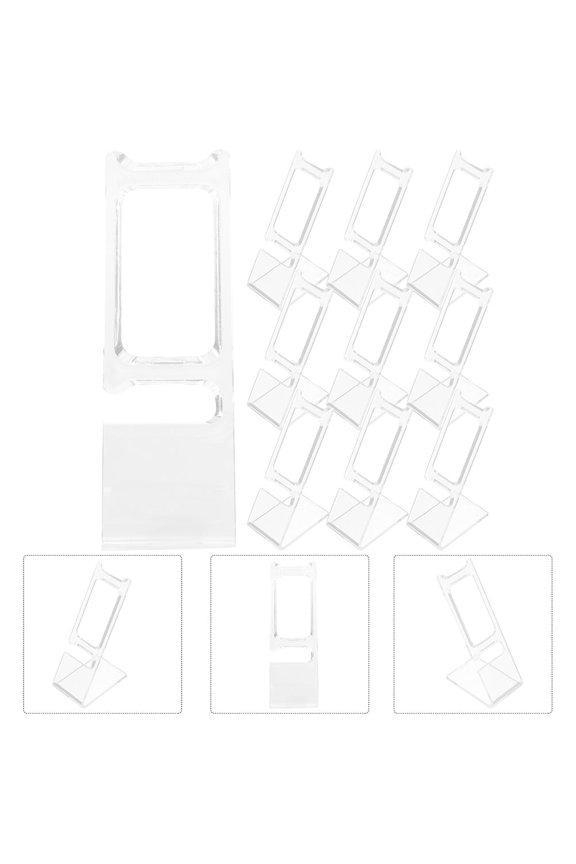 Elegant Transparent Pc Watch Organizer Stable Support for Home