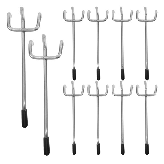 LIFKOME 50pcs Hole Board Hooks For Tools Iron Storage Solutions In Garage And Warehouse