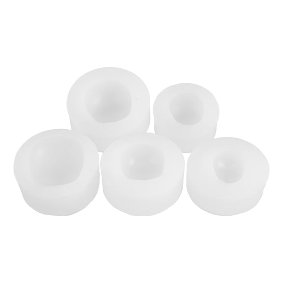 LIFKOME 5Pcs Silicone Molds for Human Face Clay Crafts Durable Flexible Material for Resin Casting Projects
