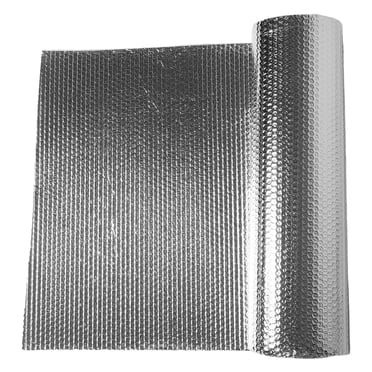 Yuzet Radiator Heat Reflective Foil – 60cm X 5m Aluminium Bubble Insulation Roll