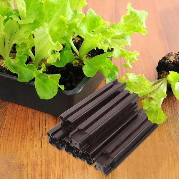 LIFKOME 6Pcs Outdoor Planter Stand Legs Plastic Garden Box Legs Easy Assembly for Balcony Use