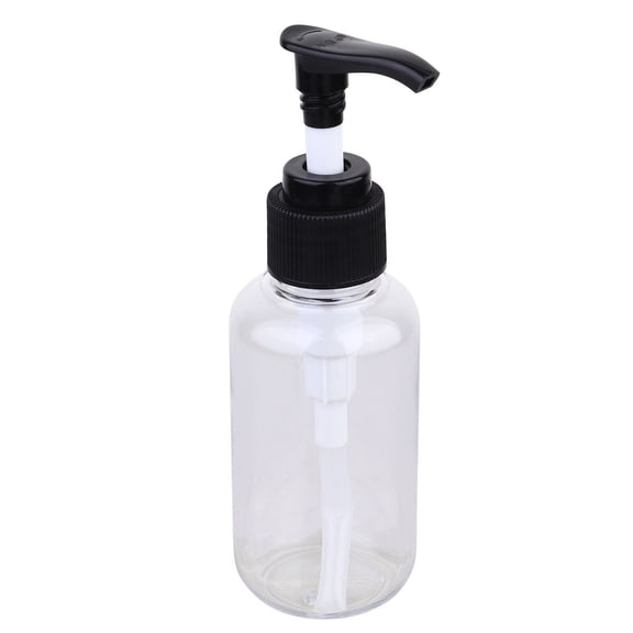 LIFKOME Press Pump Bottle 6Pcs Clear Refillable Pet Emulsion Container for Cosmetic Storage