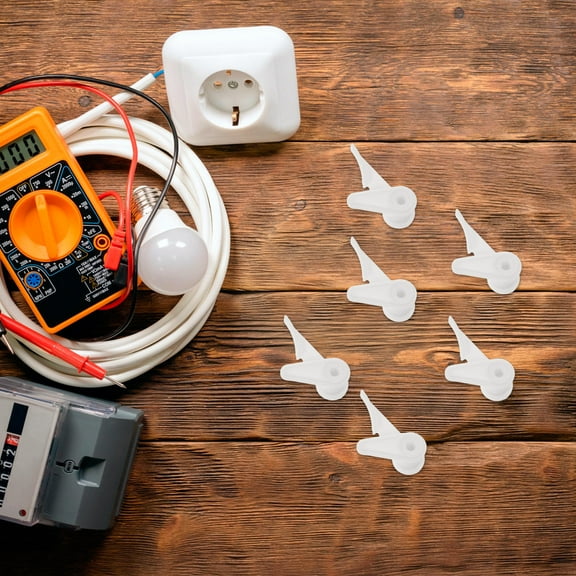 LIFKOME 6pcs Ceiling Lamp Shade Clips Flush Mount Hardware Light Accessories Plastic Clips for LED Ceiling Lights