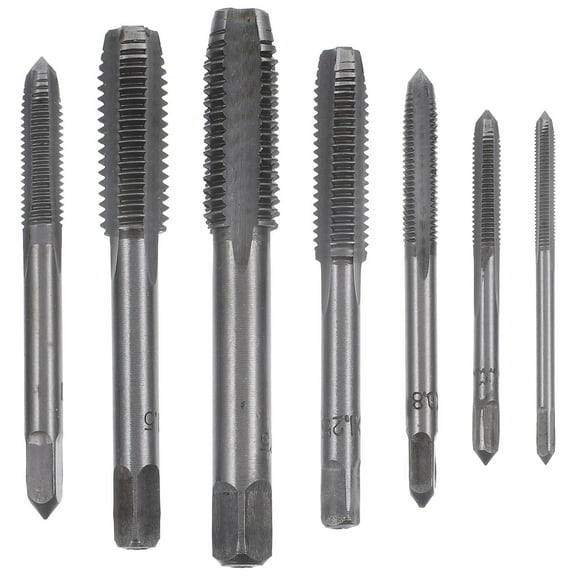 LIFKOME 7Pack Steel Machine Tap Die Set for Maintenance and Repair Tools