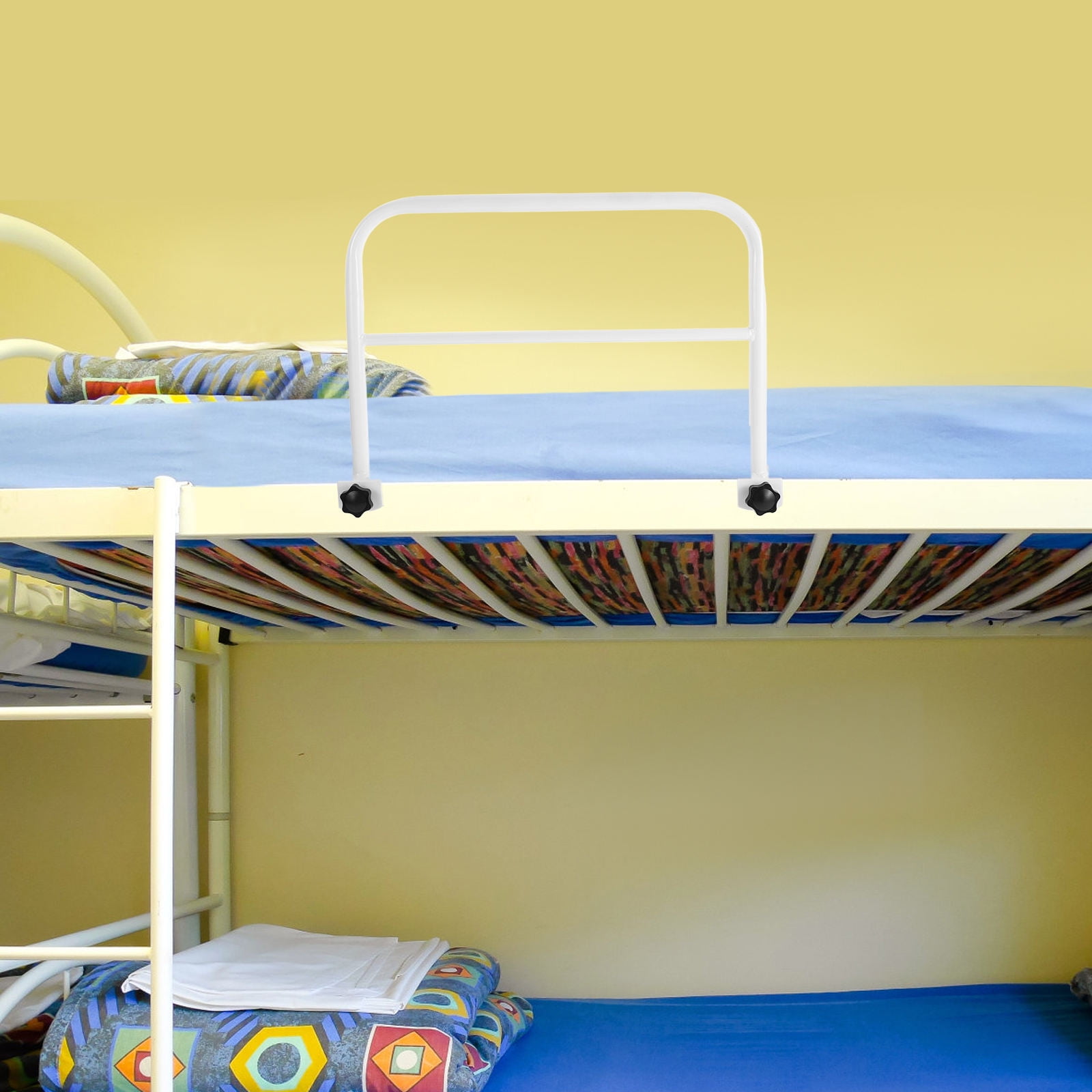 LIFKOME Bed Rail Guard with 1 Set Holder Support Safety Baffle Bar Railing for Security