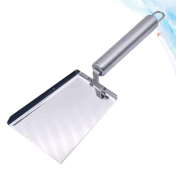 LIFKOME Durable Plated Silver Stainless Steel Shovel Beekeeping Tool for Hive Maintenance