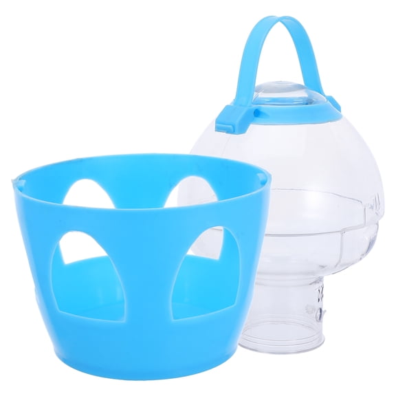 LIFKOME Bird Drinker Large Capacity Feeder with Pvc Material 1Set for Pet Shops and Families