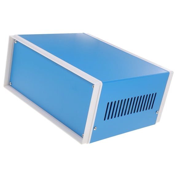 LIFKOME Blue Metal Electronics Enclosure Box with Screw Tightening for Electrical Equipment
