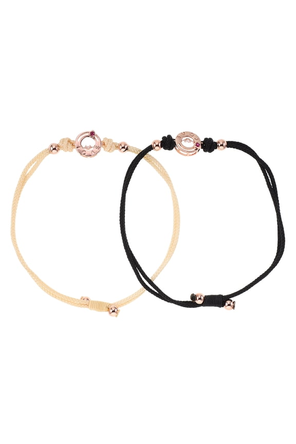 Couples Matching Bracelets with Touch Connection for Long Distance Relationships Adjustable Assorted Color