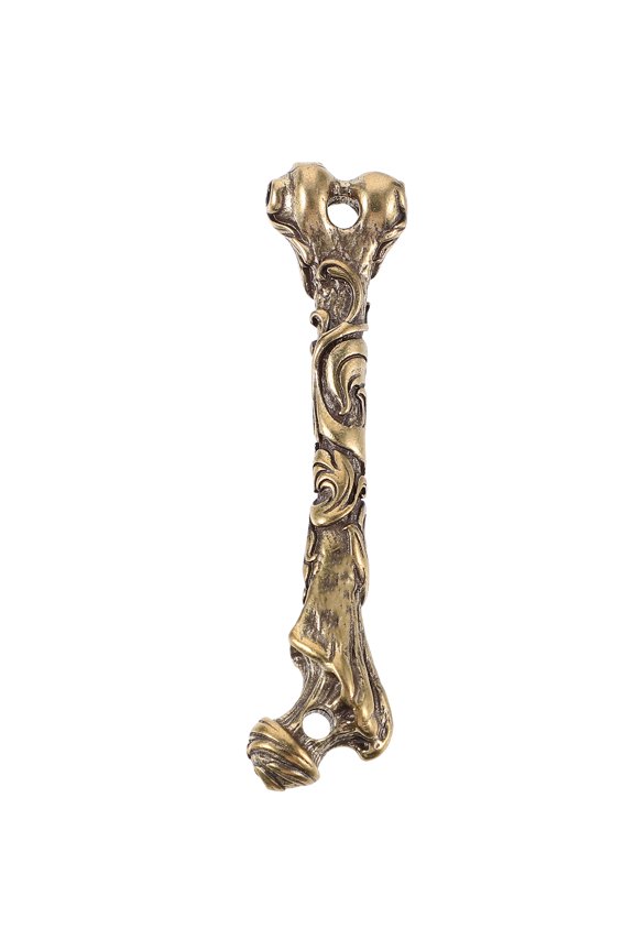 Brass Bone Keychain Charm Golden cate Decorative Pendant for Decoration