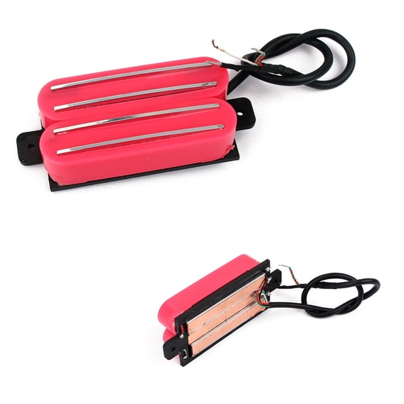 LIFKOME Dual Rail Pickup Twin Pickup Neck Pickup 8.70X3.70X1.90CM Rosy