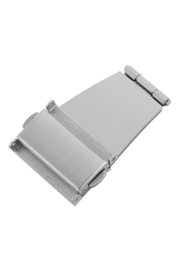 Double Push Button Metal Watch Buckle with Butterfly Folding Clasp for Secure Fit
