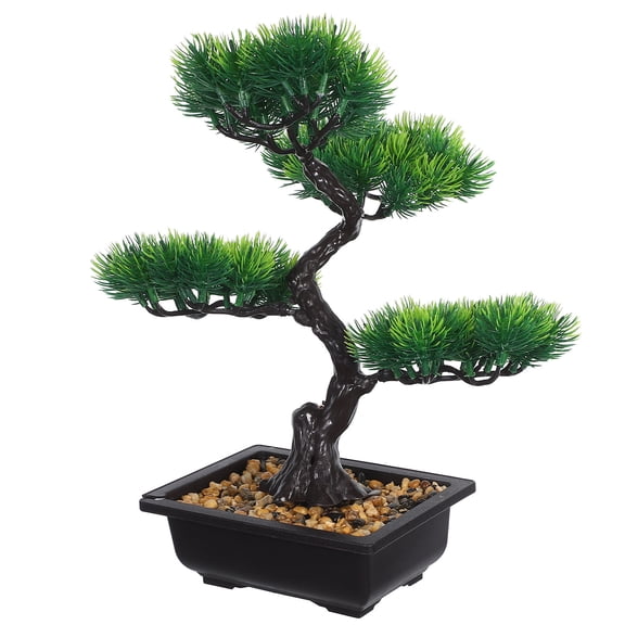LIFKOME Faux Pine Artificial Bonsai Tree, Realistic Miniature Decorative Plant for Indoor Home, Bedroom, Living Room Dcor