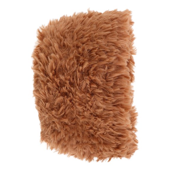 LIFKOME Lifkome Warm Knit Headband Brown Furry Ear Muffs for Decoration