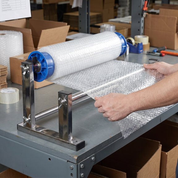 LIFKOME Hand Operated Stretch Wrap Machine for Packaging Film with Wide Material Compatibility