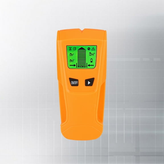 LIFKOME Handheld Metal Electric Wire Detector 3-in-1 Multi Scanner Wall Scanner Detector Metal Sensor Studs Voltage Live Wire Detector (Orange)