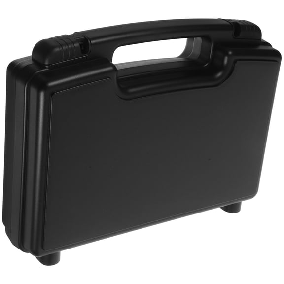 LIFKOME Hard Carrying Case with Foam Pads Black Durable Tool Storage Box for Camping and Repairs